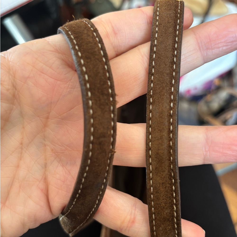 Coach VINTAGE Y2K 2006 (F10410) Mahogany Brown Suede Gallery Tote in VGUC - Picture 15 of 16